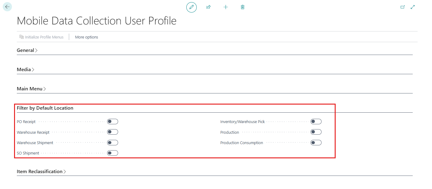 MDC User Profile Setup