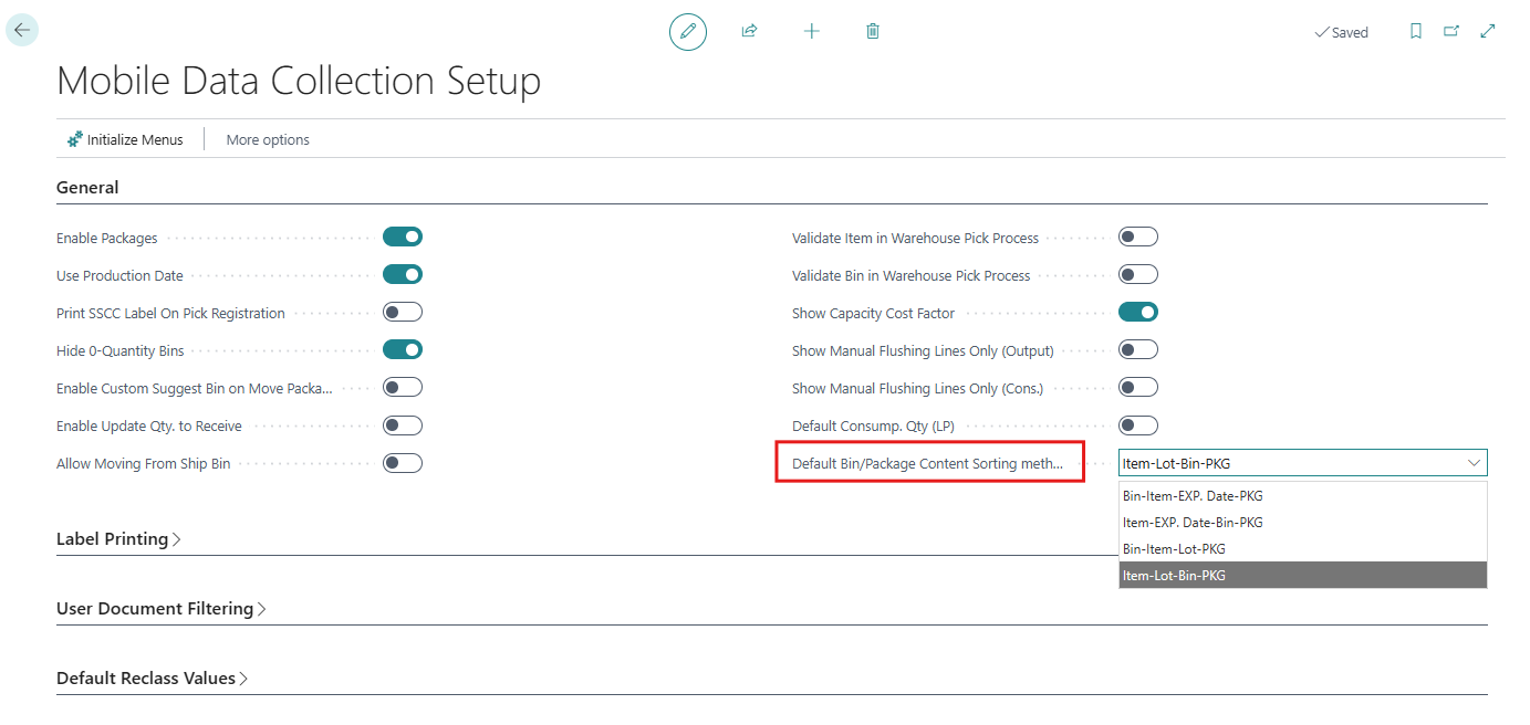 Change Default Location